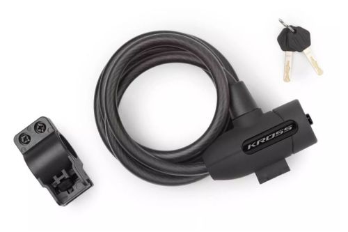 Kross KZK 200M – zapięcie rowerowe linka 1500x12 mm - Outlet Kross KZK 200M – zapięcie rowerowe linka 1500x12 mm - Outlet